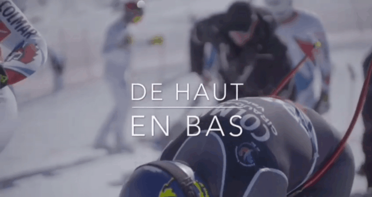En piste, de haut en bas