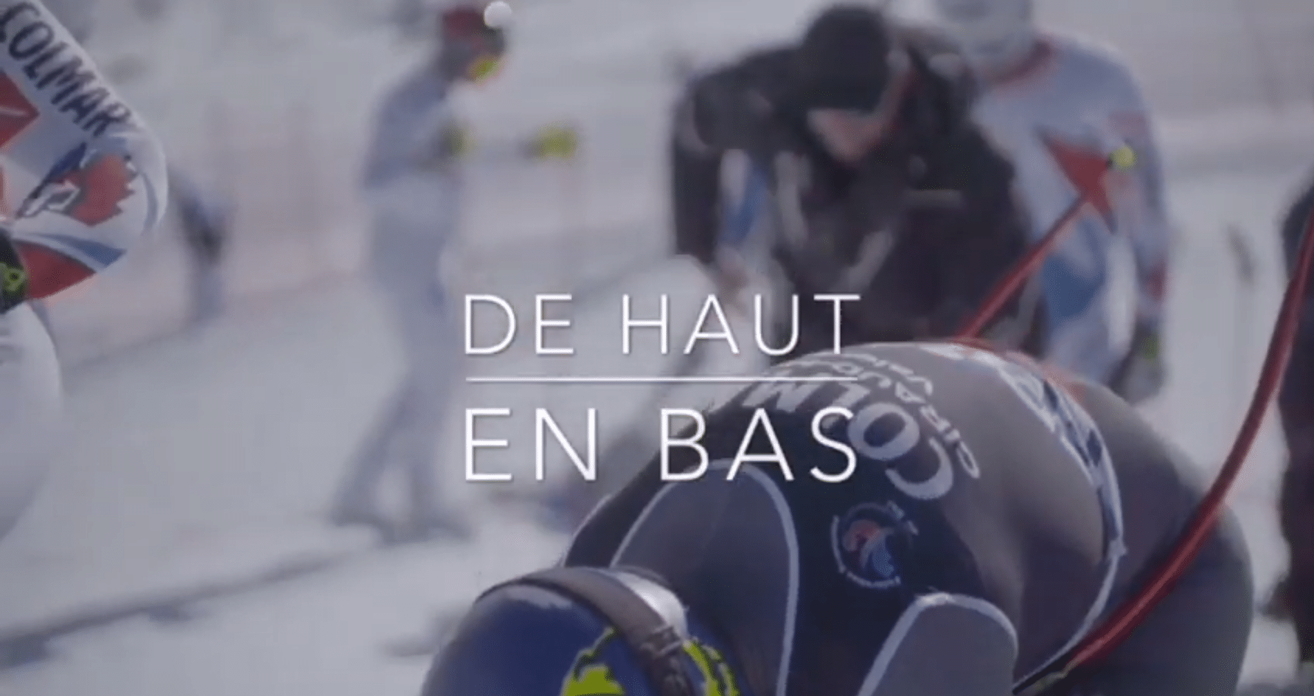 En piste, de haut en bas