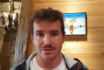 Sur la Streif avec Valentin Giraud Moine