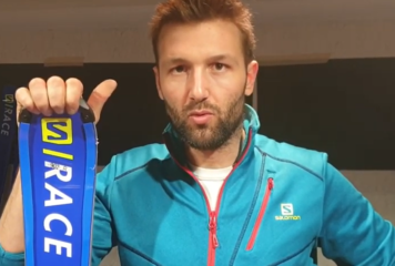 Avec Valentin, technicien ski de Victor