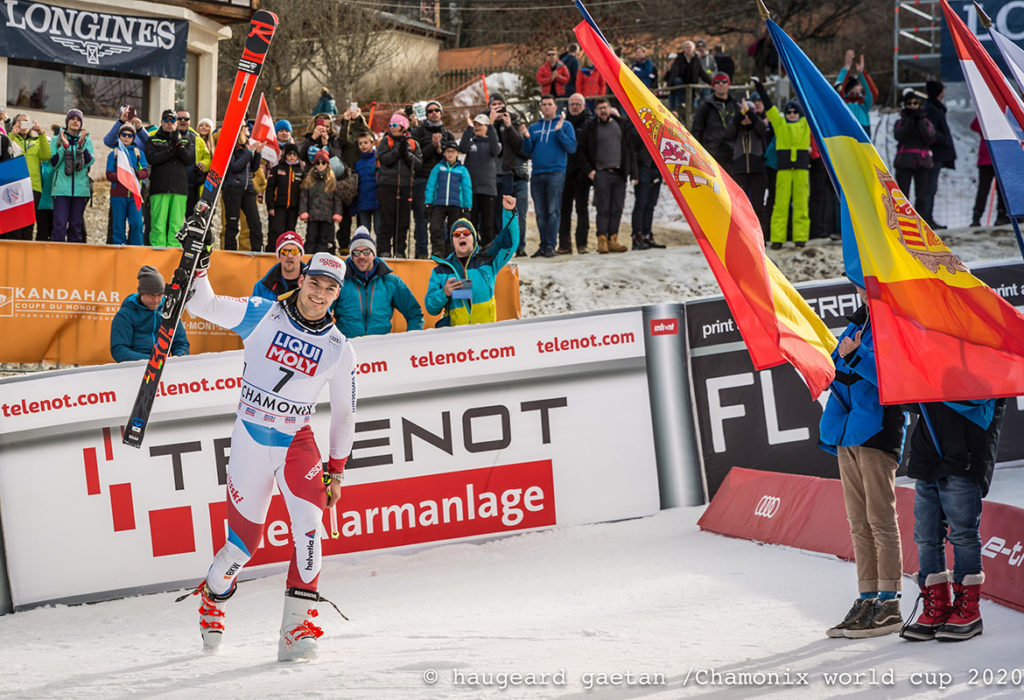 Première victoire en Coupe du monde pour Loïc Meillard