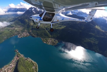 Vol sur le lac d’Annecy