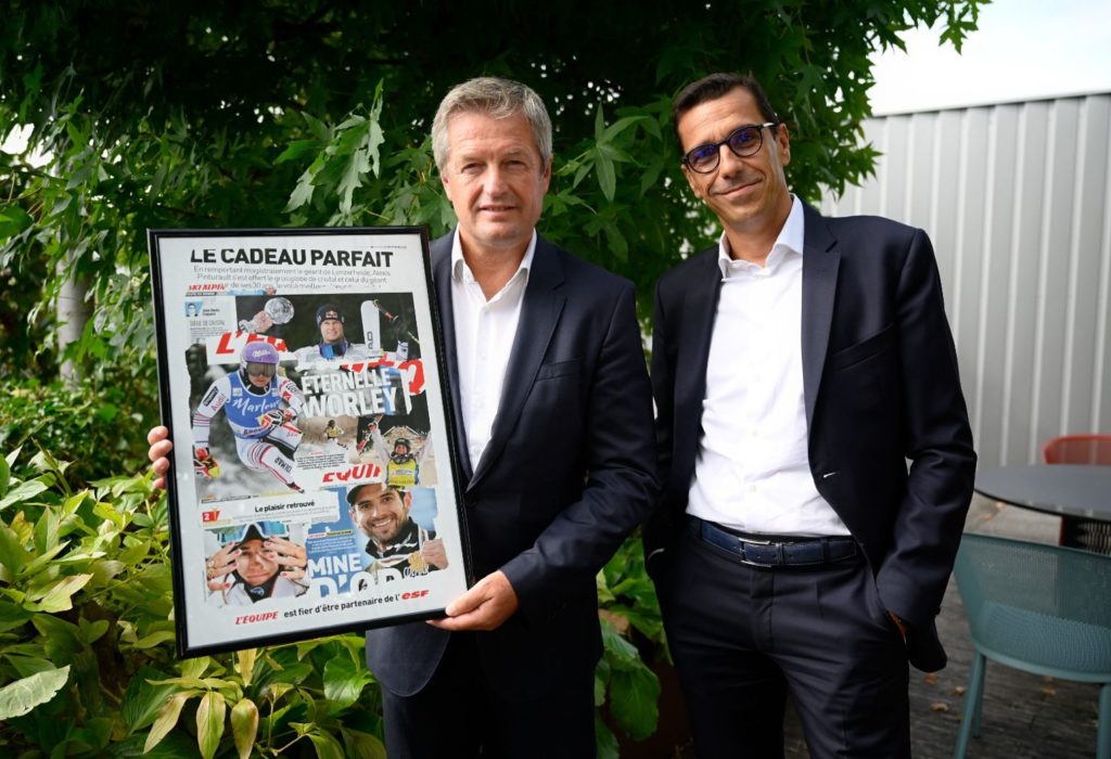 Quand L’Equipe chausse les skis avec l’ESF