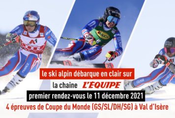 Du ski alpin en clair sur la chaine L’Équipe