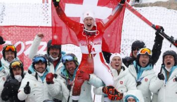 Marco Odermatt sacré champion olympique du géant