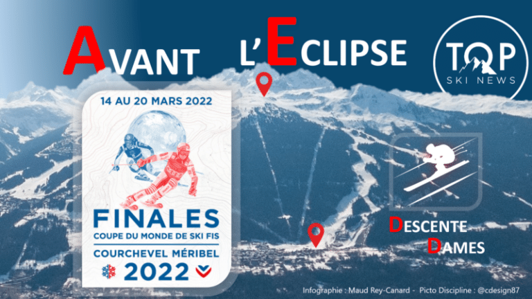 Avant la descente dames, sur l’Eclipse