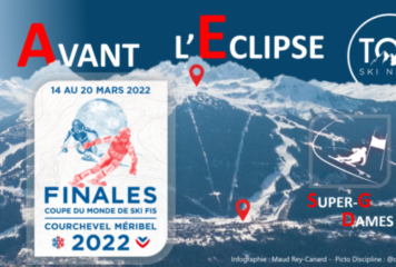 Avant le Super-G dames, sur l’Eclipse