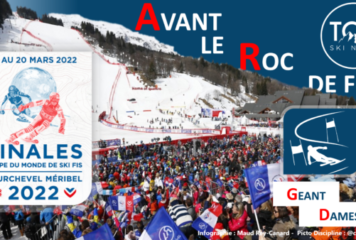 Avant le géant dames sur le Roc de Fer