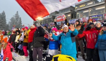 Fans de ski de tous les pays