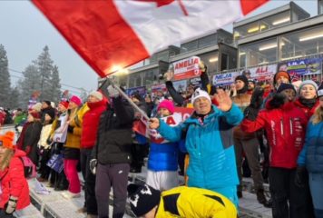 Fans de ski de tous les pays