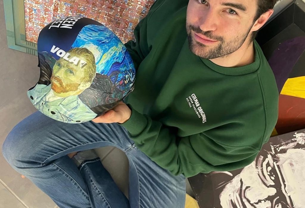 Les casques de Matthieu : hommage à Van Gogh