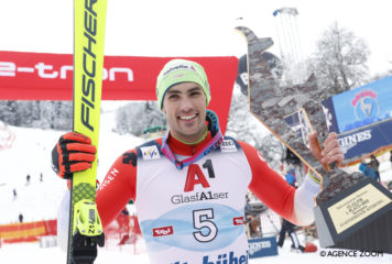 Victoire de Daniel Yule au slalom de Kitzbühel
