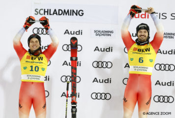 Doublé Suisse au géant de Schladming