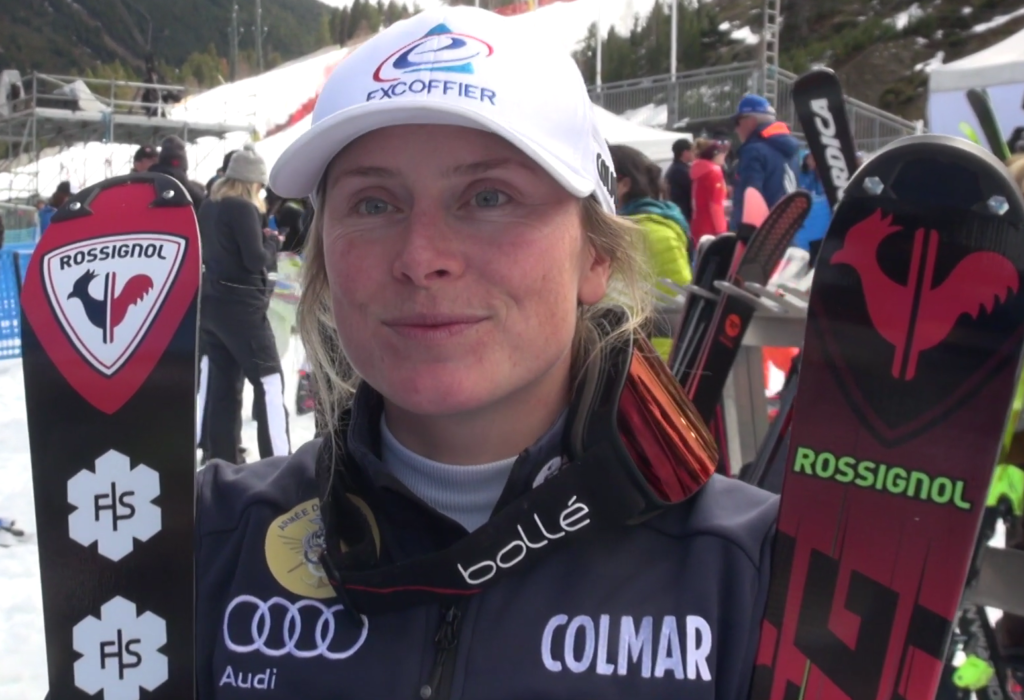 Tessa Worley : « Je suis très fière. Je pars sereine et heureuse »