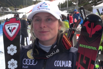 Tessa Worley : « Je suis très fière. Je pars sereine et heureuse »