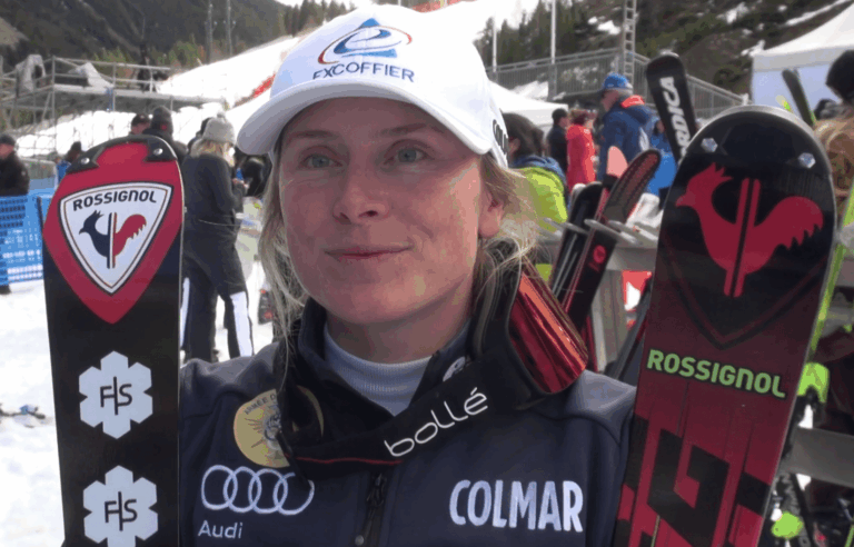 Tessa Worley : « Je suis très fière. Je pars sereine et heureuse »