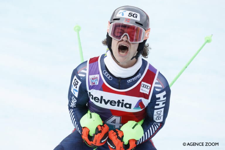 Coup de tonnerre dans la montagne de Sölden