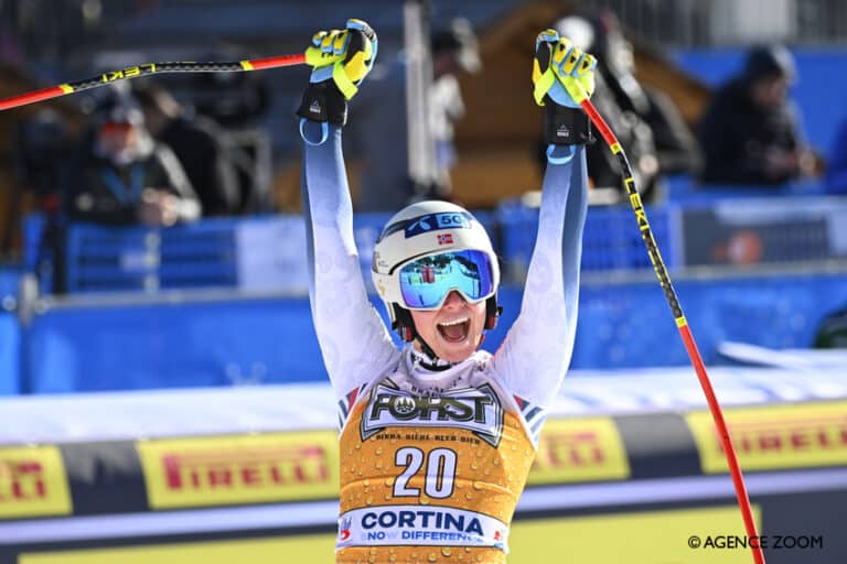 Ragnhild Mowinckel remporte la deuxième descente de Cortina d’Ampezzo