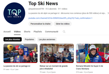 TopSkiNews vous attend sur YouTube !