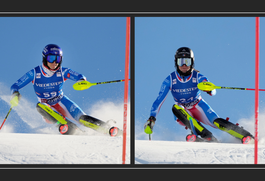 Gurgl : Clarisse Brèche et Chiara Pogneaux dans les points