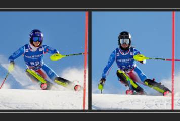 Gurgl : Clarisse Brèche et Chiara Pogneaux dans les points