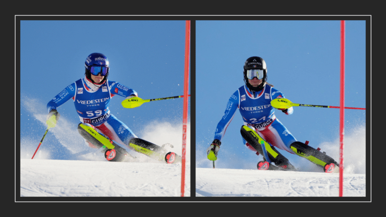 Gurgl : Clarisse Brèche et Chiara Pogneaux dans les points