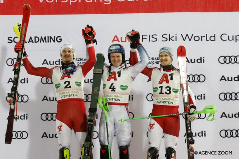 Slalom de Schladming : victoire de Timon Haugan