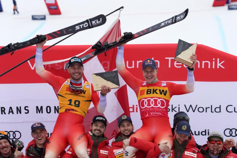 Super-G de Crans Montana : Doublé Odermatt-Monney