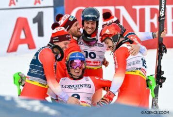Triplé Suisse dans le combiné hommes par équipes