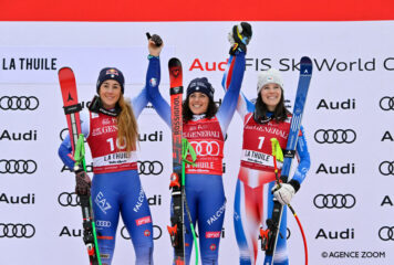 Super-G de La Thuile : victoire de Federica Brignone, podium pour Romane Miradoli