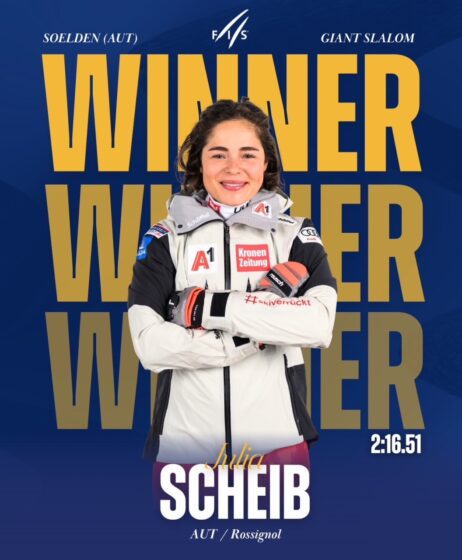 Julia Scheib ouvre l’hiver en beauté à Sölden