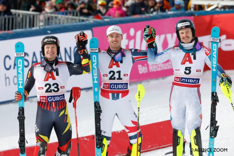 Gurgl en bleu, blanc et rouge : Paco Rassat signe son premier succès en Coupe du monde