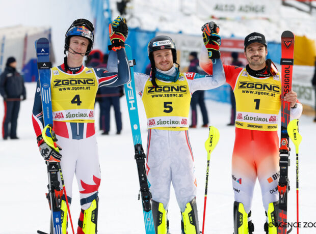 Slalom d’Alta Badia : McGrath s’impose, Noël deuxième