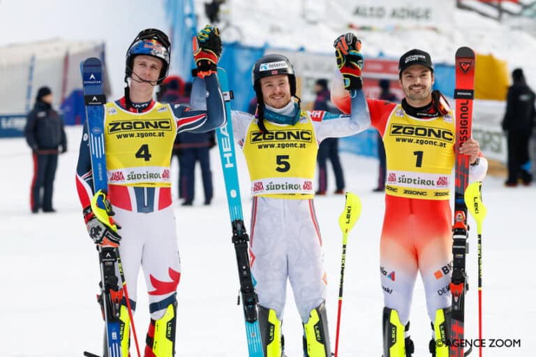 Slalom d’Alta Badia : McGrath s’impose, Noël deuxième