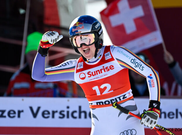 Emma Aicher remporte la deuxième descente de St-Moritz