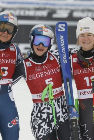 Alice Robinson survole le géant de Mont-Tremblant