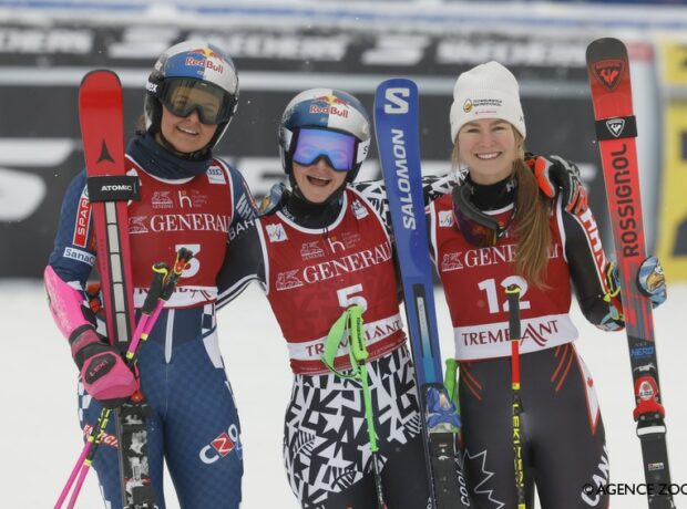 Alice Robinson survole le géant de Mont-Tremblant