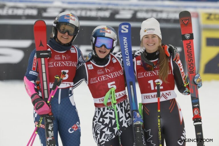 Alice Robinson survole le géant de Mont-Tremblant