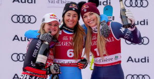 Super-G de Val d’Isère : un podium d’expérience, de jeunesse et de respect mutuel