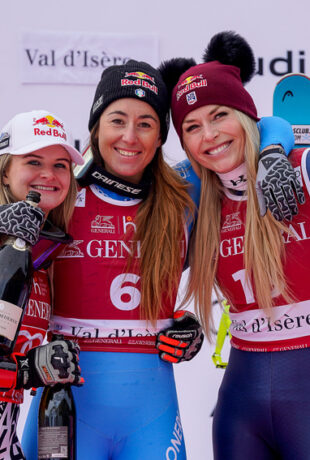 Super-G de Val d’Isère : un podium d’expérience, de jeunesse et de respect mutuel