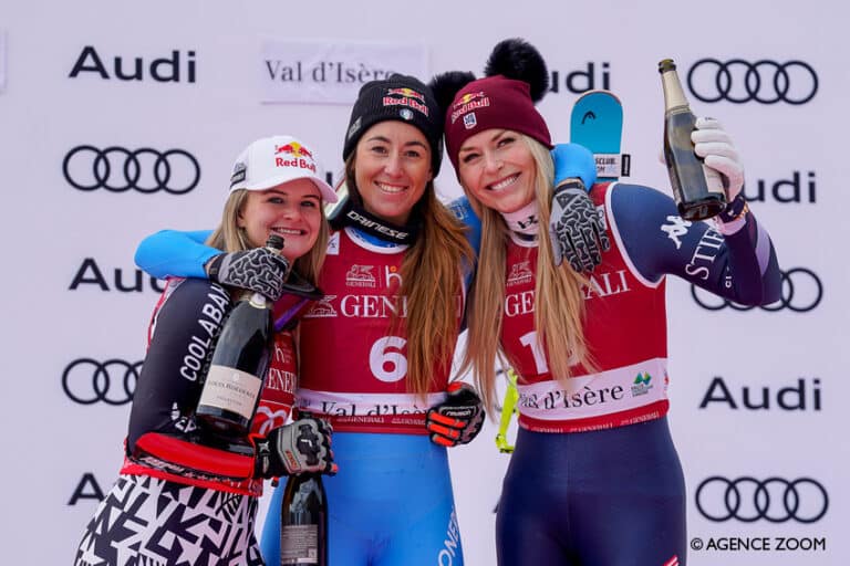 Super-G de Val d’Isère : un podium d’expérience, de jeunesse et de respect mutuel