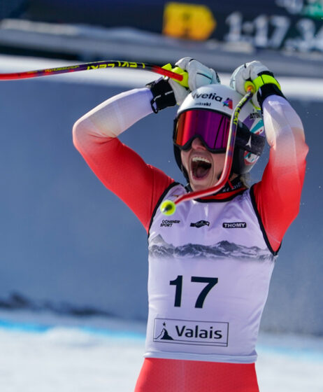 Super-G de Crans Montana : victoire de Malorie Blanc