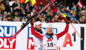 Superbe première de Manuel Feller à Kitzbühel