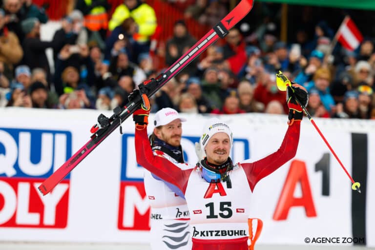 Superbe première de Manuel Feller à Kitzbühel