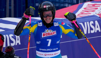 Špindlerův Mlýn : Sara Hector souveraine sur la glace tchèque !