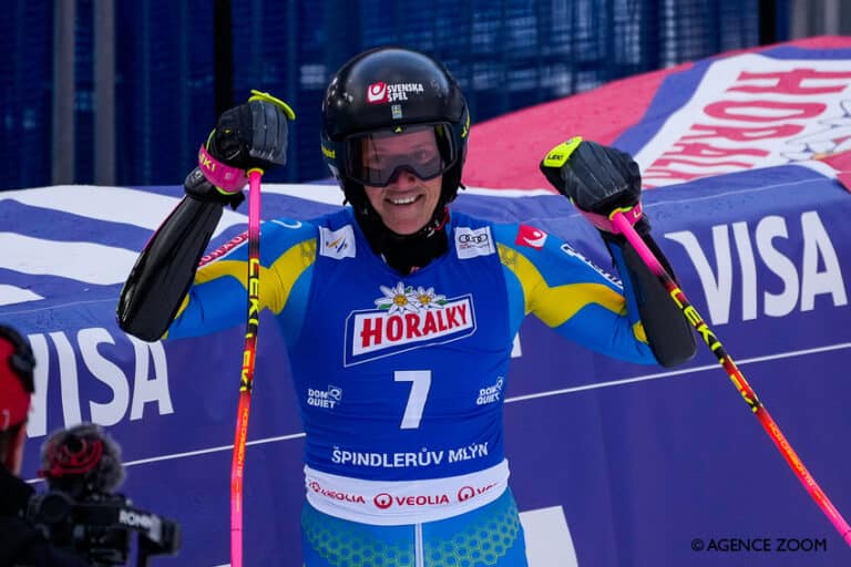 Špindlerův Mlýn : Sara Hector souveraine sur la glace tchèque !