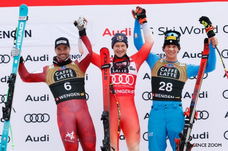 Odermatt, Kriechmayr et Franzoni : le tiercé gagnant de Wengen