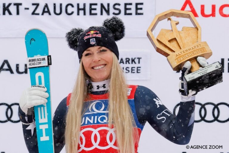 Lindsey Vonn remporte la descente de Zauchensee