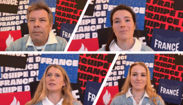 JO 2026 – Vitesse dames : les Bleues en conférence de presse à Cortina