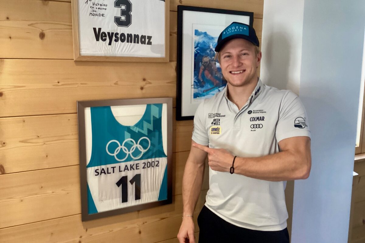 Steven Amiez et son plus ancien souvenir JO